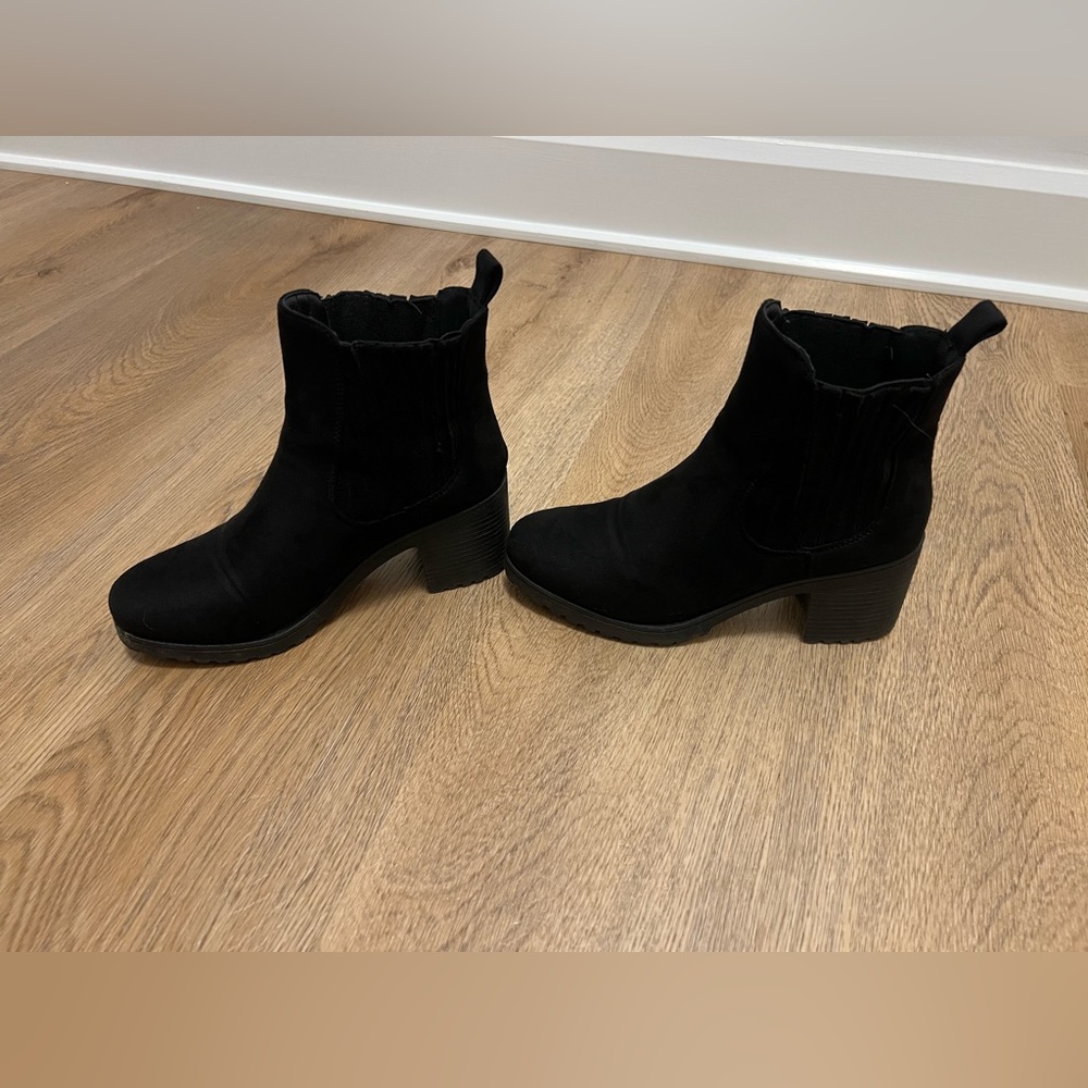 Suede Booties